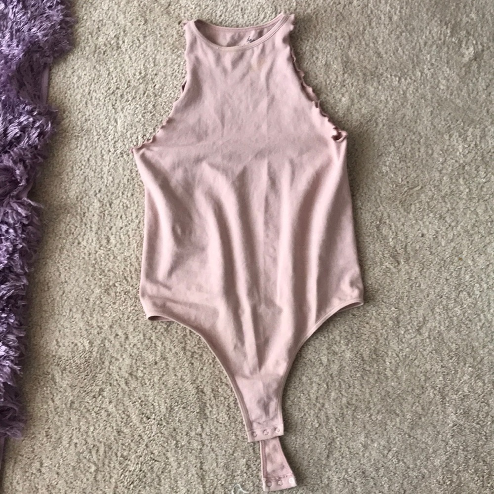 Blush pink bodysuit